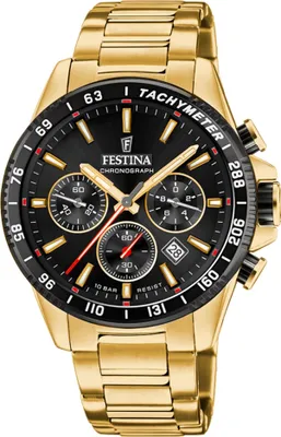Produktbild von Festina Herren Uhr Elegant Edelstahl Armbanduhr gold UF20634/5