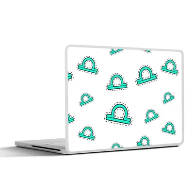 Produktbild von MuchoWow® Laptop Aufkleber Sticker Cover Waage - Tierkreiszeichen - Astrologie 32.5x23.5 cm - Sticker für Laptop - Selbstklebend