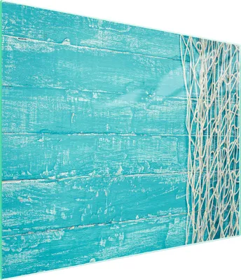 Immagine prodotto di Tagliere in vetro 52x30 Turchese