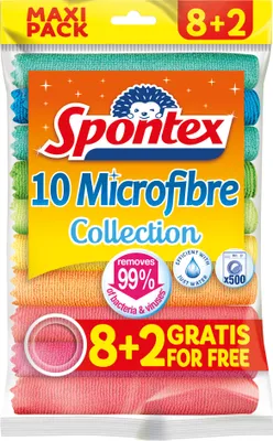 Produktbild von Allzwecktuch Microfibre Collection 19780028 sortiert 10 Stück Packung mit 10 Stück