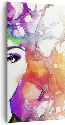 Produktbild von Bild auf Leinwand - Leinwandbild - Frau Abstraktion - 65x120cm - Wand Bild - Wanddeko - Wandbilder - Leinwanddruck - Bilder - Kunstdruck - Wanddekoration - Leinwand bilder - Wandkunst - PA65x120-3689