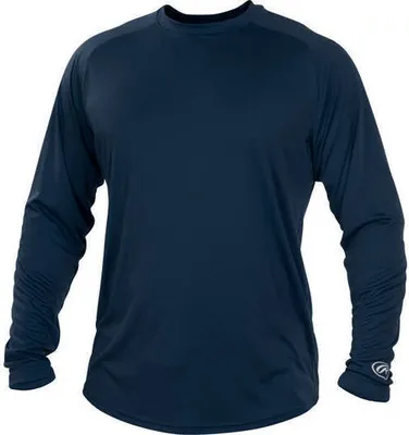 Produktbild von Rawlings LSRT Crew Neck Long Sleeve S Navy Baseball/Softball Artikel