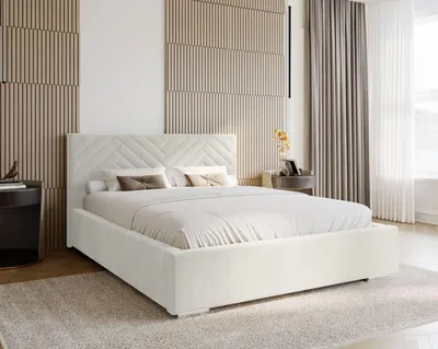 Produktbild von Doppelbett 140x200 GALOX - weiß