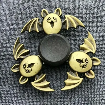 Produktbild von Tinisu Fidget Spinner Kreisel Anti Stress Rainbow Metall Finger ADHS