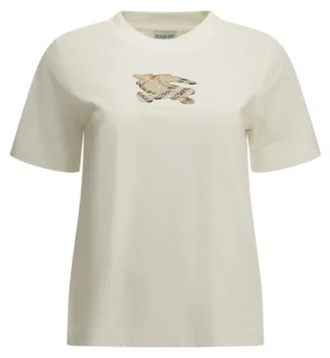 Produktbild von BURBERRY Damen-T-Shirt, weiß