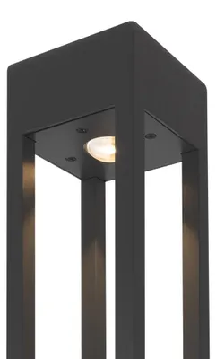 Immagine prodotto di Lampada Da Terra Moderna Da Esterno Metallo Grafite Luce Led 25W Ip65