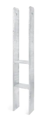 Image de Gustav Alberts Support de poteau en H ETA-10 / 0210 116x400x800x60mm acier brut galvanisé à chaud - 208448
