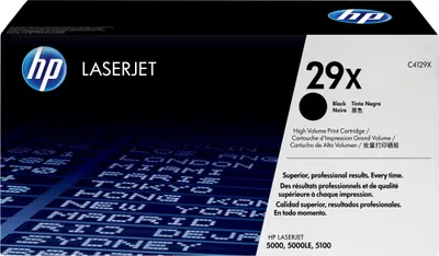 Image de HP 29X - Rendement élevé - noir - original - LaserJet - Cartouche de toner (C4129X)