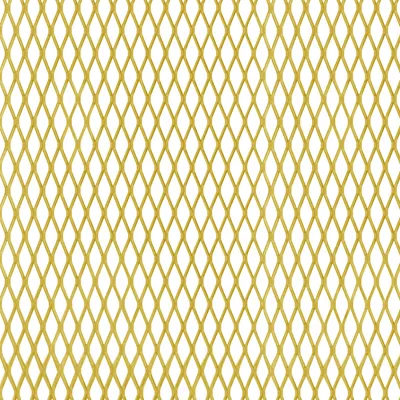 Zdjęcie produktu dla Alberts 467289 Siatka cięto-ciągniona, aluminium, anodowana na kolor złoty, 600 x 1000 x 1,6 mm