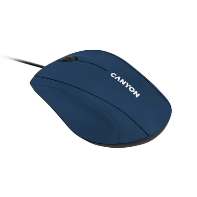 Zdjęcie produktu dla Canyon CNE-CMS05BL, Optyczny, USB Typu-A, 1000 DPI, Niebieski