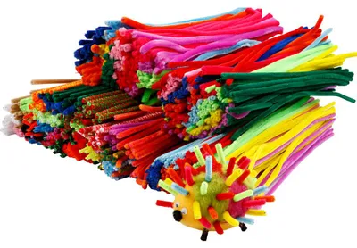 Produktbild von Creativ Company Pfeifenreiniger, Bastelset für Kinder, Nylon, Mehrfarbig, 700 Stück(e)