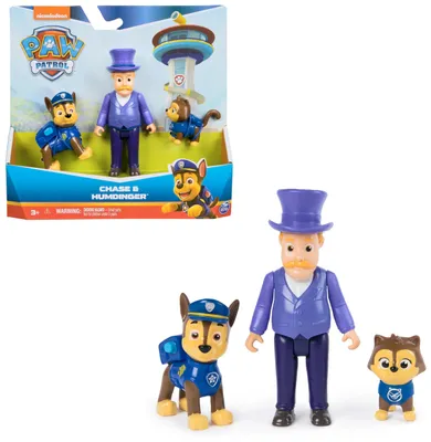 Produktbild von PAW Patrol Hero Pups Actionfiguren-Set mit Chase Hundefigur, Chaos-Kätzchen Figur und Bürgermeister Besserwisser Figur, 3 Jahr(e), Paw Patrol, Mehrfarbig