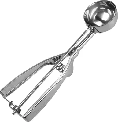 Produktbild von Stanley Rogers Eisportionierer ca. Ø 5 cm, Eiscremelöffel aus Edelstahl, Eiskelle für Eiskugeln, hochwertiger Eiskugelformer (Farbe: Silber)