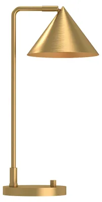 Immagine prodotto di Elstead Remyck lampada da tavolo E27 look oro spazzolato oro spazzolato