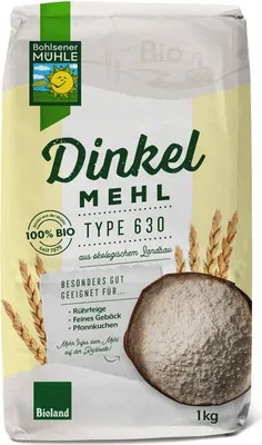 Produktbild von Bohlsener Mühle Dinkelmehl Type 630 -  - 1kg