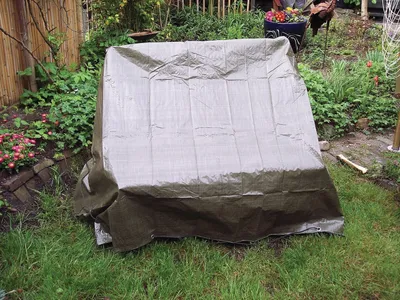 Zdjęcie produktu dla Plandeka materiałowa Super Tarb Stand.W.4000xL.6000mm olive green G.160g/m²