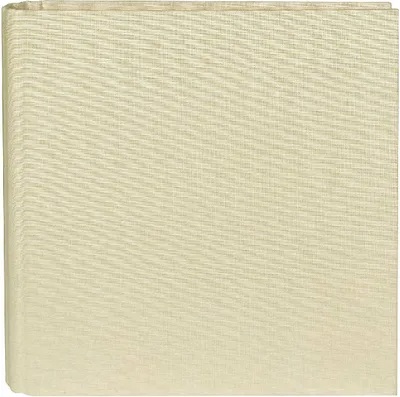 Image de Goldbook Classeur à anneaux A5 Summertime Beige Toile 20x22 cm 2 anneaux