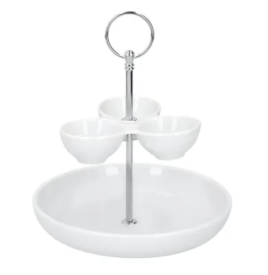 Produktbild von ALPINA Serviertablett mit Snackschalen 2 EtagenED-249546