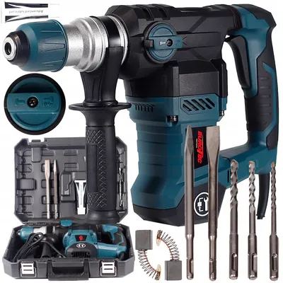 Eurotec KRH-2800 Bohrhammer 2800 W, 6 J, SDS Plus, mit Koffer und Zubehör