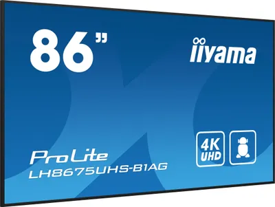 Produktbild von iiyama ProLite LH5060UHS-B1AG - 127 cm (50") Diagonalklasse (125.7 cm (49.5") sichtbar) LCD-Display mit LED-Hintergrundbeleuchtung - Digital Signage - mit mit SoC Mediaplayer - Android - 4K UHD (2160p) 3840 x 2160 - Edge-Beleuchtung - Schwarz