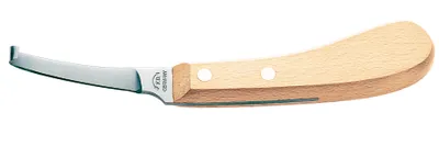 Produktbild von F.DICK Hufmesser ECONOMIC (Rechts-Lang-Schmal; Griff Buche; Kohlenstoffstahl; 78 mm)