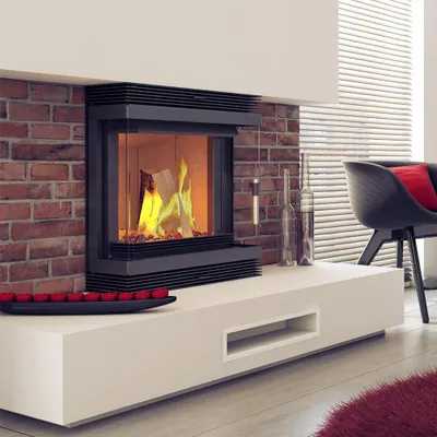 Produktbild von Luftkamineinsatz KRATKI BLANKA LP 8 kW Ø 160 Montagesatz