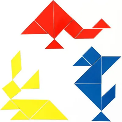 Produktbild von Betzold Magnetisches Tangram, Legematerial für Kreativität