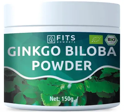 Obrázok produktu pre Prášok z Ginkgo biloby, 150 g