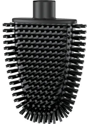 Produktbild von METALTEX 185517000 Cleany Ersatzbürste flach, schwarz, passend für Cleany WC-Bürste