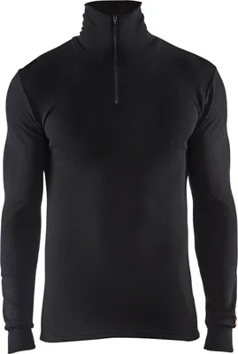 Image de Haut de sous-vêtement col zippé - BLAKLADER - Warm Noir T.L 489117059900-L