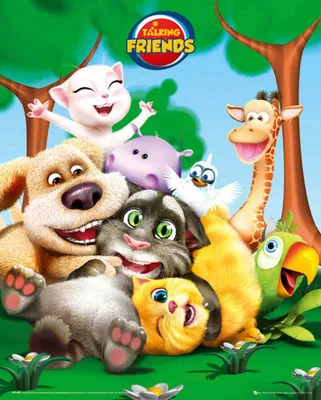 Produktbild von Talking Friends - Mini-Poster - Cast