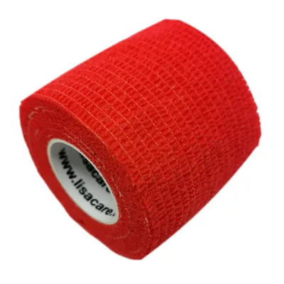 Produktbild von LisaCare selbstklebender Verband - Rot - 5cm x 4,5m