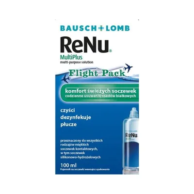 Produktbild von Flüssigkeit für weiche Linsen Multiplus Flightpack 100 ml