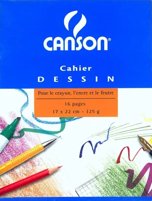 Produktbild von Canson C200027108, Kunstdruckpapierblock, 120 g/m², 16 Blätter