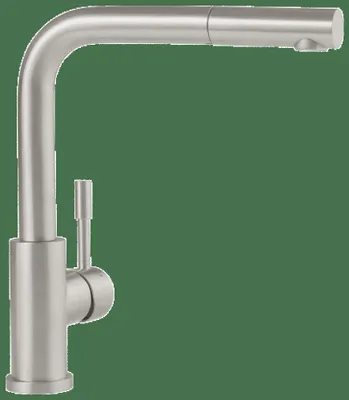 Immagine prodotto di Robinetteries de cuisine Villeroy & Boch Steel Shower Window, pivotement 360°, saillie 232mm, douchette extractible, 969901LC, 969901LC