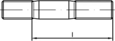 Produktbild von Reyher  Stiftschrauben DIN 835 8.8 M 8 x 25 (100 Stück)