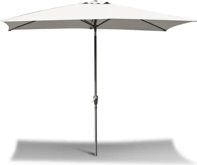 Produktbild von Aopunly Sonnenschirm Rechteckig,Kurbel Knickbar Eisen Balkonschirm Marktschirm,neigbar,2 x 3m,Beige