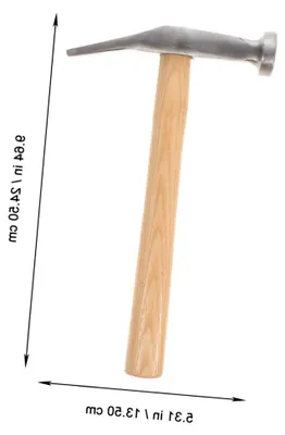 Produktbild von Rostfreier Schuhmacherhammer aus Stahl mit ergonomischem Holzgriff
