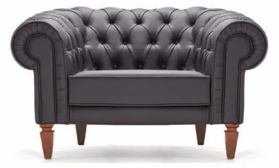 Produktbild von Sessel Leder Couch Polster Sitz Chesterfield 1 Sitzer Couchen Sofa