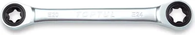 Produktbild von TOPTUL Ratschenringschlüssel AOAC1418 181mm Chrom-Vanadium-Stahl