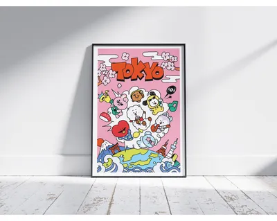 Produktbild von BT21 Poster World Voyage 61 x 91,5 cm