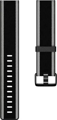 Image de Fitbit FB166WBBKGYL accessoire intelligent à porter sur soi Bande Noir, Gris Fluoroélastomère, Polyester