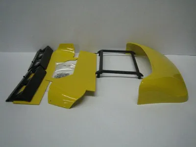 Produktbild von Wedico SCANIA Dachspoiler mit Windleitblechen CR19, gelb