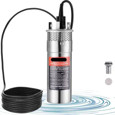 Productafbeelding van Zonne-Waterpomp - Opvoerhoogte 70 m - met 3 m Stroomkabel - 20W - Stroom 15L/min - Boerderijirrigatie