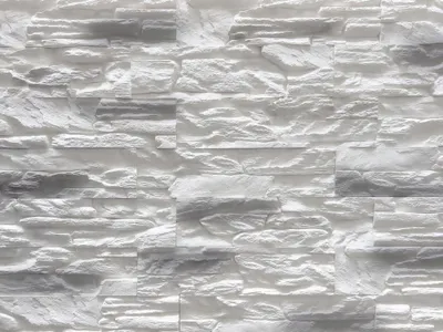 Obrázok produktu pre Dekoratívny omietkový obklad 37 × 9,2 cm 0,4 m2 Biela a sivá, imitácia kameňa