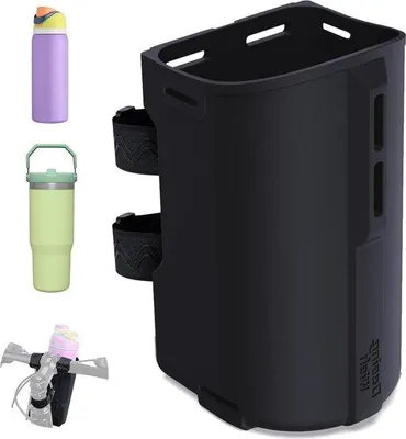 Produktbild von Famanu Flaschenhalter für Fahrrad - 300 ml bis 1,2 l - ohne Schrauben - Getränkehalter - Fahrradaccessoires
