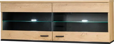 Produktbild von John 9 Wandschrank / Eiche Lefkas + Schwarz