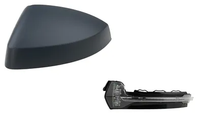 Produktbild von Spiegelkappe + LED-Spiegelblinker passend für Audi A3 8V 04/12- Links Fahrerseit 8V0857527DGRU 8V0857527D 8V0857527 8V0857527GRU 8V0949101 8V09 Johns