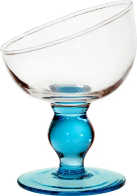 Produktbild von Eiscremeglas Olivia hellblau 175 ml Eisbecher  Dessertglas Kelchglas
