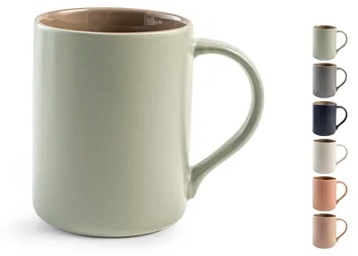 Obrázok produktu pre Sada H&H s 6 šálkami, červená,  kostný porcelán, CC400